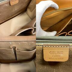 セリーヌ CELINE ハンドバッグ マカダム ターンロック 2way ショルダー ベージュの画像
