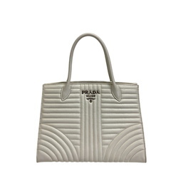 プラダ PRADA ハンドバッグ ダイアグラム ショルダーバッグ 1BA165 ホワイトの画像