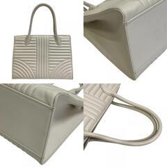プラダ PRADA ハンドバッグ ダイアグラム ショルダーバッグ 1BA165 ホワイトの画像