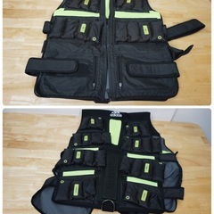 Adidas パフォーマンスアジャスタブルウエイトベスト 10kg ADWT-12637 重り1個不足の画像
