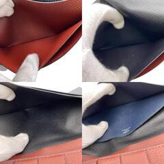 エルメス HERMES 長財布 MC2 フレミング 二つ折り財布 ネイビーの画像