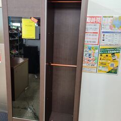 J1120【リユースのサカイ柏店】スライドワードローブ　ブラウン　クリーニング済み　参考価格97,500円の画像