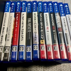 PS4   500GB ゲームソフトセットの画像