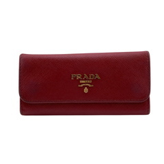 プラダ PRADA キーケース サフィアーノ 三つ折り 6連キーケース レッドの画像