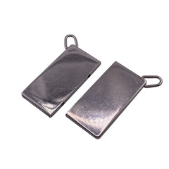 エルメス HERMES ネックレス シンボル ペアプレート ネックレストップ シルバーの画像