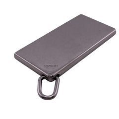 エルメス HERMES ネックレス シンボル ペアプレート ネックレストップ シルバーの画像