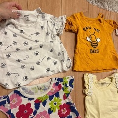 ベビー服 女の子 80 靴付きの画像