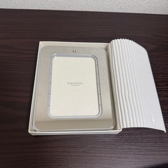 MIKIMOTO シルバー フォトフレームミラー 専用ケース付きの画像