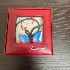 Baccarat 蝶 ネックレスの画像