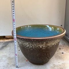 無料　水蓮鉢　金魚鉢の画像