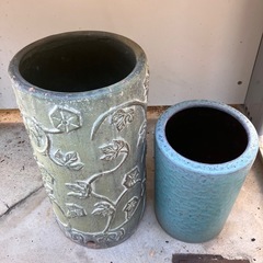無料　陶器の傘立ての画像