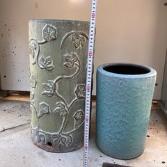 無料　陶器の傘立ての画像