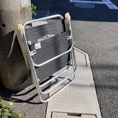 アウトドアチェア　ガーデンニングの画像