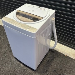 洗濯機　東芝　2019年製　AW-6G8 6.0kg　の画像