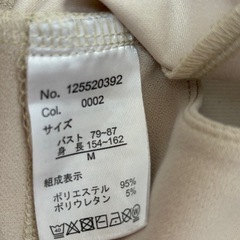 ベージュビスチェの画像
