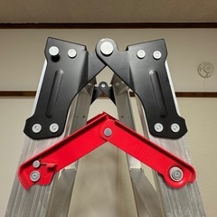 未使用に近い② ALINCO（アルインコ）はしご兼用脚立 NFCK-180 踏みざん幅広 6段の画像