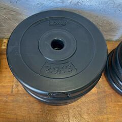 RIORES 可変式ダンベル 20kg 2個セット 筋トレ器具 トレーニング器具 ダンベル プレート各4枚 5kg 2.5kg 1.5kg シャフト2本 Y1903の画像
