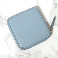 【未使用品】BALENCIAGA バレンシアガ ヴィル コインケース 小銭入れ ライトブルー系の画像