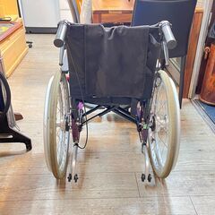 自走/介助 両用 車椅子 ノーパンクタイヤ 折りたたみ式 ★買取帝国 志木店の画像