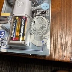 デスク.ポータブル扇風機の画像