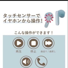 3COINS ENC WIRELESS EARPHONESの画像