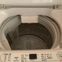 取り引き中⚪︎2021年　洗濯機6キロの画像