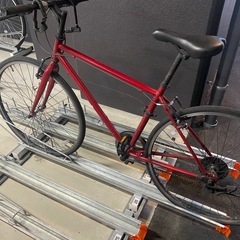 【訳あり・格安】赤色ロードバイク 売ります（修理前提）9000円〜の画像