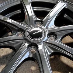 ホイール＋スタッドレス 4本セット TOYO OBSERVE GIZ2 165/65R14 KOSEI QRASIZ VS8 4.5J +45 4-100 73の画像