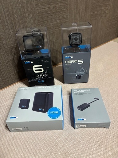GoPro5、GoPro6他