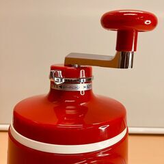 タイガー 手動かき氷器（昭和レトロ・レッド）の画像
