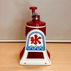 タイガー 手動かき氷器（昭和レトロ・レッド）の画像