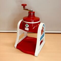 タイガー 手動かき氷器（昭和レトロ・レッド）の画像