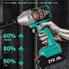 未使用 電動インパクトレンチの画像