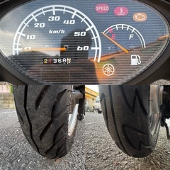 ヤマハ　ジョグFI SA36J ブラウン　実働　動画あり　大阪の画像