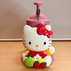ドウシシャ Hello Kitty 氷かき・手動かき氷器（IS-024）ピンクの画像