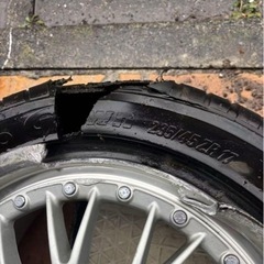 スバル純正 BBS 17インチ タイヤホイール４本 の画像