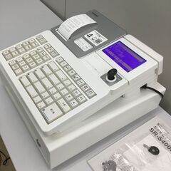 🍀【超美品】CASIO 電子レジスター 20部門 2シート Bluetooth対応 SR-S4000-EX-20S ホワイト (インボイス対応モデル)の画像
