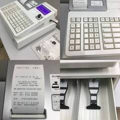 🍀【超美品】CASIO 電子レジスター 20部門 2シート Bluetooth対応 SR-S4000-EX-20S ホワイト (インボイス対応モデル)の画像