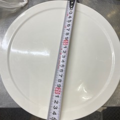 白いお皿直径約25cm　大量 の画像