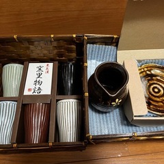 窯里物語　東美濃　セット　陶器　皿　コップ　湯呑みの画像