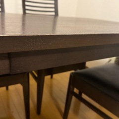 【お取引先決定しました】ダイニングテーブル　4脚セットの画像