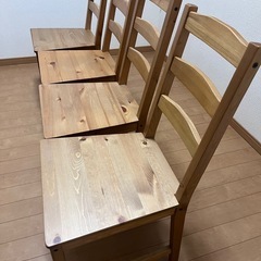 引き渡し者決定　椅子4脚セットの画像
