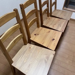 引き渡し者決定　椅子4脚セットの画像