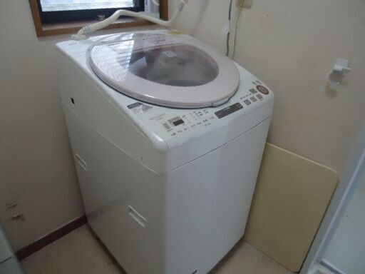 8000円　シャープ　洗濯・乾燥機　Sharp ES-TX850 　8kg　プラズマクラスター搭載