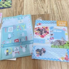 メッセージカード レターセット 絵はがき ポチ袋の画像