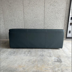 【美品】本革3人掛けソファ カンディハウス レザーソファの画像