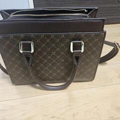 美品✨Dedoo 2way ハンドバッグ ショルダーバッグ ブラウンの画像