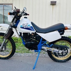 北海道 スズキ　SX200R タイヤ前後山あり！オフロードの練習用にいかがでしょうか！バッテリー付き！の画像