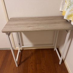 Yamazen畳めるデスク（幅80×奥行40×高さ70cm）の画像