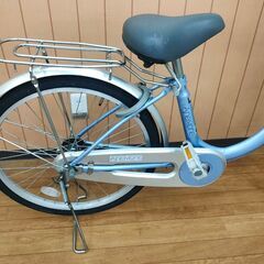 婦人用自転車　22インチ　ブルーの画像
